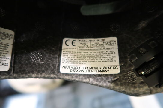 Cykelhjelm ABUS AB-27 Str: 58-61cm