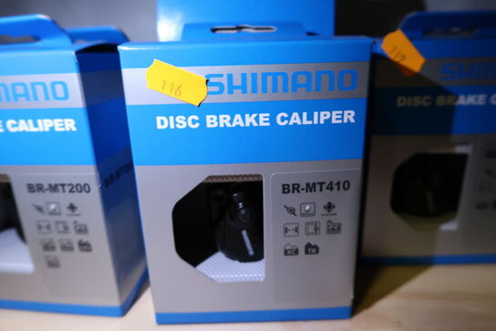 3 stk. skivebremse kaliber SHIMANO BR-MT410