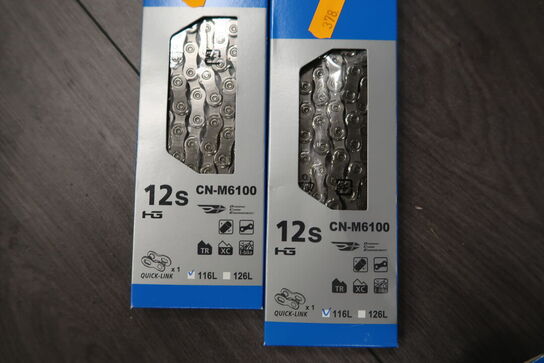 2 stk. kæder SHIMANO CN-M6100