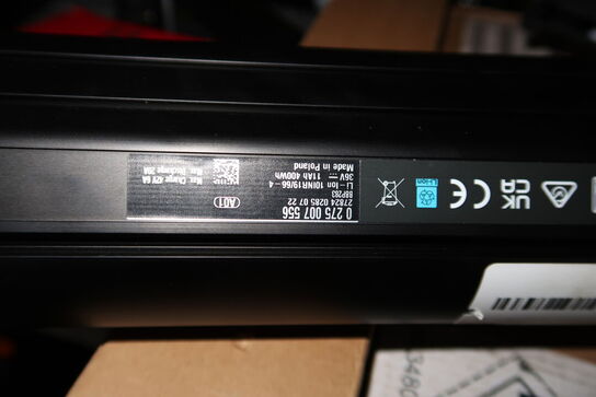 Batteri BOSCH PowerTube 500 Lodret