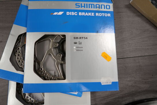 3 stk. disc brake rotor SHIMANO SM-RT54