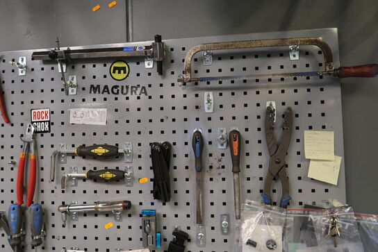 Værktøjstavle med div. Værktøj