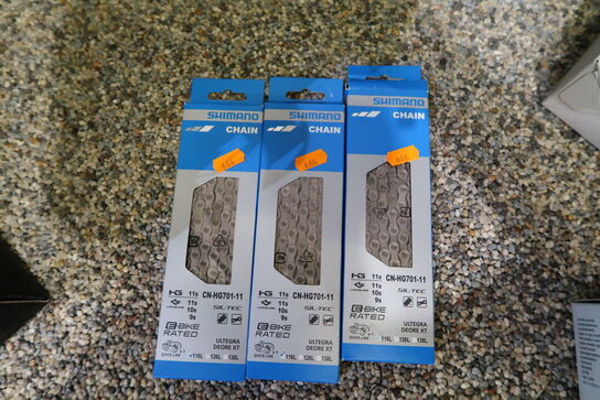 3 stk. kæder SHIMANO CN-HG701-11
