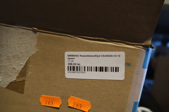 2 stk. kassetter SHIMANO CS-HG50-10 10 Speed