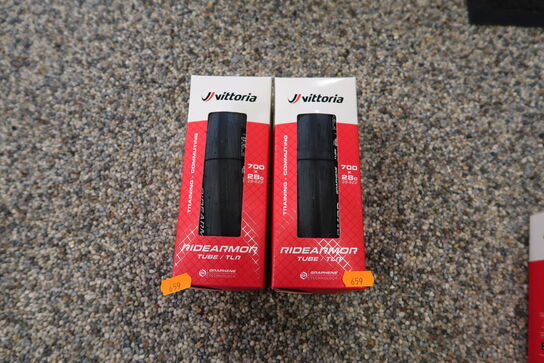 2 pakker dæk VITTORIA Ridearmor Tube/TLR 700x28C
