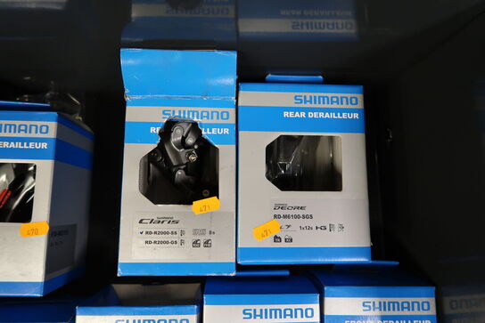 2 stk. bagskiftere SHIMANO Claris, Deore