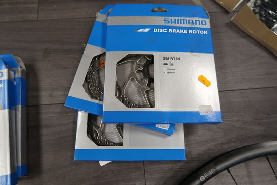 3 stk. disc brake rotor SHIMANO SM-RT54