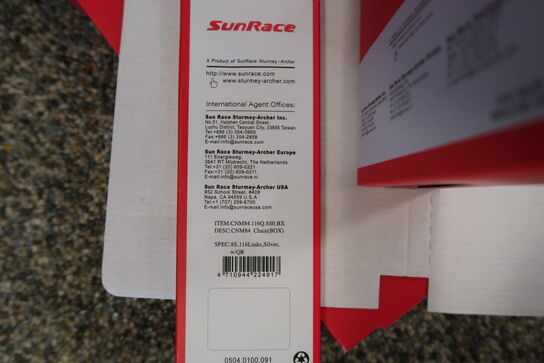 Kassette samt kæde SUNRACE