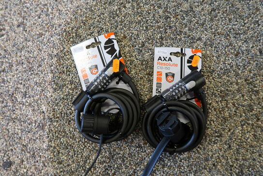 2 stk. cykellåse AXA Resolute C10-150