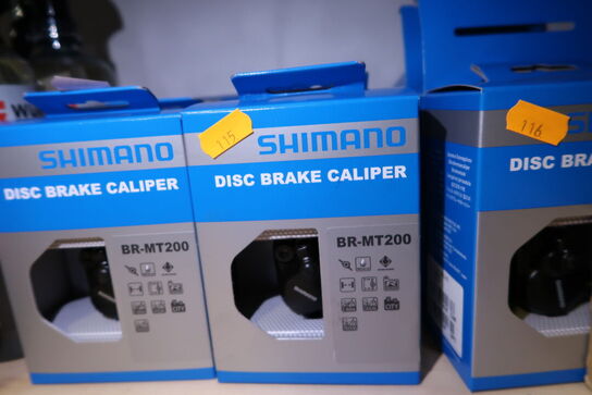 3 stk. skivebremse kaliber SHIMANO BR-MT200