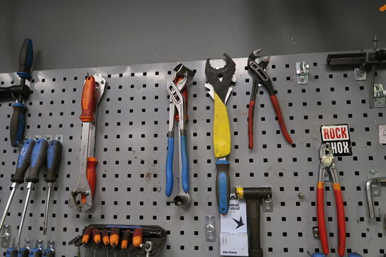 Værktøjstavle med div. Værktøj