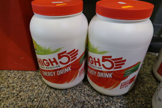 2 stk. dunke med energy pulver HIGH 5
