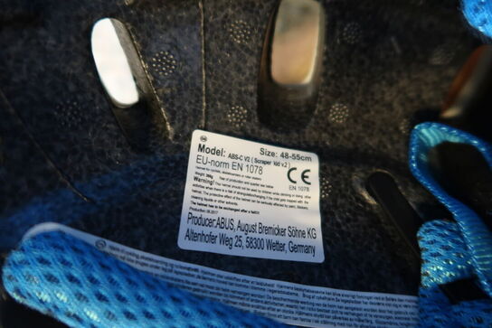 Cykelhjelm ABUS ABS-C V2 Str: 48-55cm