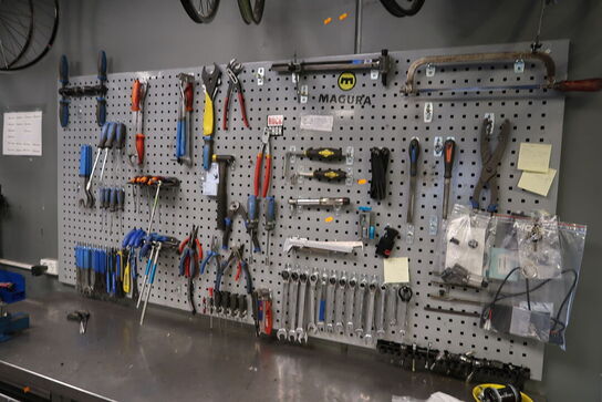 Værktøjstavle med div. Værktøj