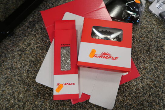 Kassette samt kæde SUNRACE