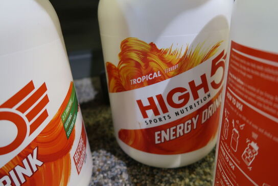 2 stk. dunke med energy pulver HIGH 5