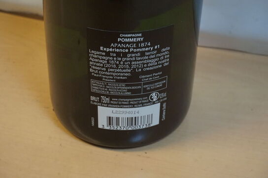 2 fl.  CHAMPAGNE POMMERY 