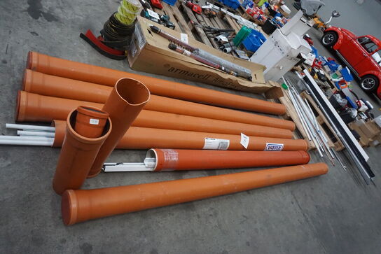 8 stk. pvc rør