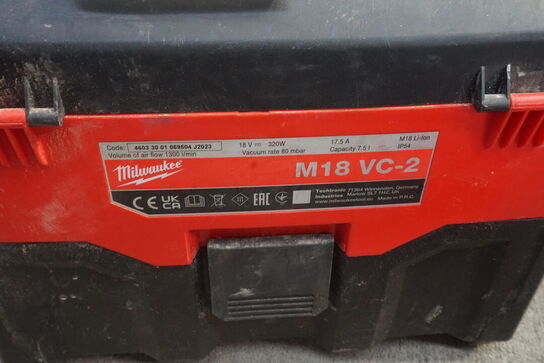 Støvsuger MILWAUKEE M18 VC-2