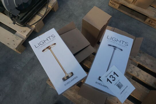 6 stk. LED Copenhagen Lights bordlampe