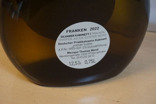 3 fl. THOMAS MEND WEINGUT SILVANER TROCKEN 2022