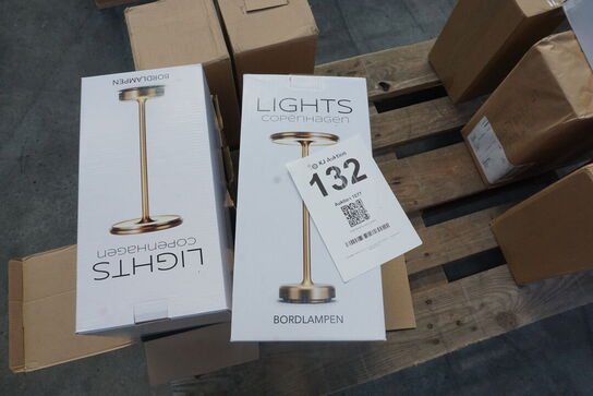 6 stk. LED Copenhagen Lights bordlampe