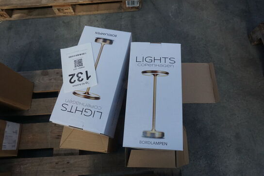 6 stk. LED Copenhagen Lights bordlampe