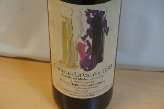 1 fl. CHATEAU LA VALIERE CRU BORGEOIS 1983