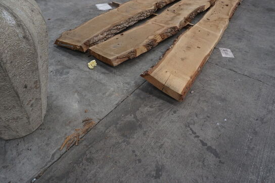 3 stk. Egetræsplanker