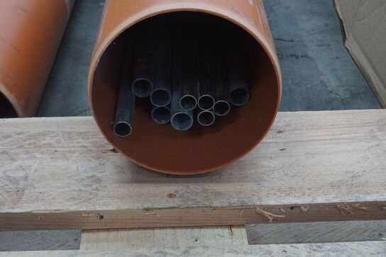 8 stk. pvc rør