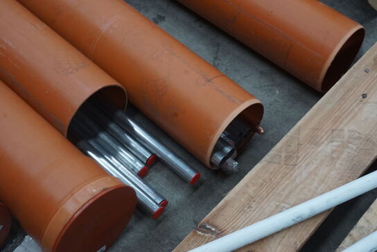 8 stk. pvc rør