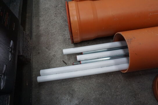 8 stk. pvc rør