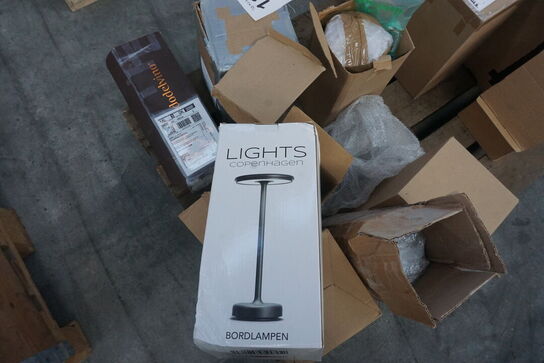 7 stk. LED Copenhagen Lights bordlampe