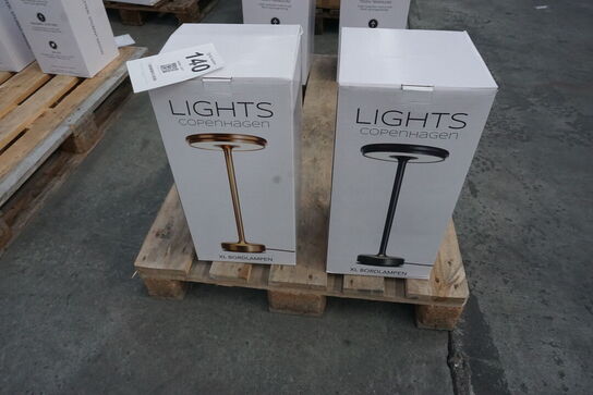 2 stk. LED Copenhagen Lights bordlampe 