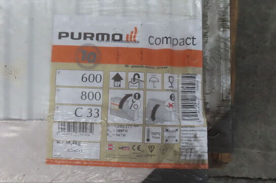 2 stk. Radiator PURMO 