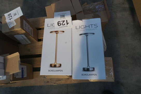 6 stk. LED Copenhagen Lights bordlampe