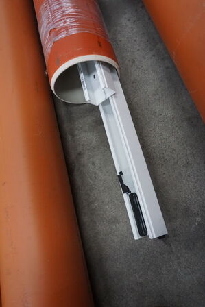 8 stk. pvc rør