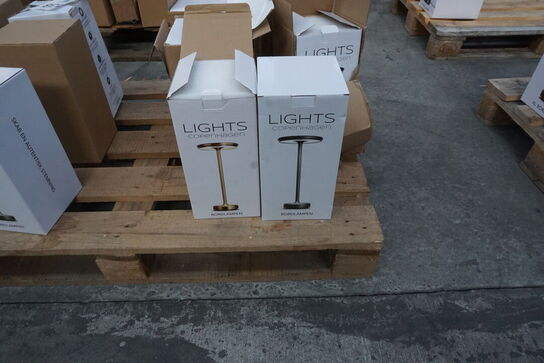 6 stk. LED Copenhagen Lights bordlampe