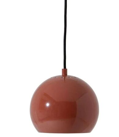 2 stk. frandsen ball ø18 cm brown red(ubrugt)
