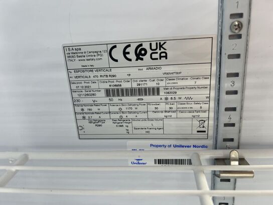 Displayfryseskab ISA ARMADIO Vertical3 470 RVTB