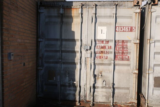 40' container uden indhold