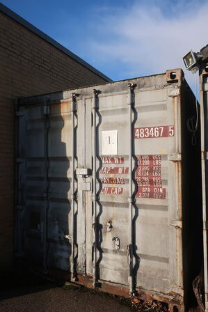 40' container uden indhold