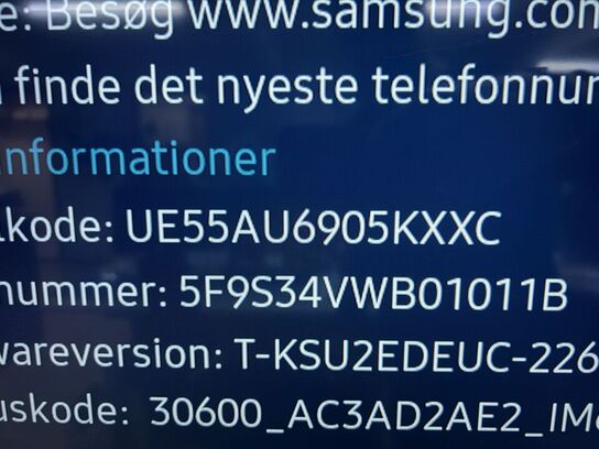 SmartTV 55" 4K SAMSUNG UE55AU6905K