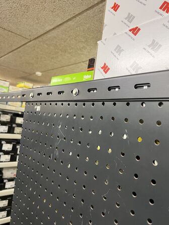 20 sektioner lagerreoler (uden indhold!)