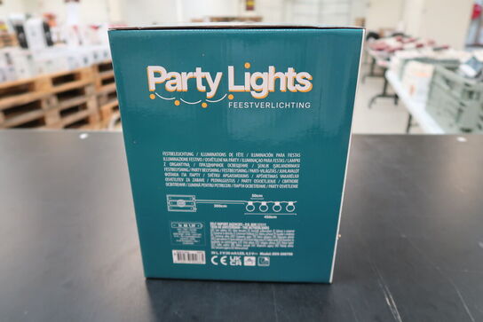 3 pk. Lyskæde med klare pære ude & inde Ø8 cm