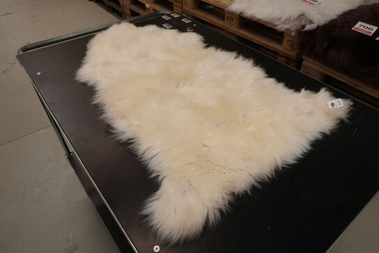 Lammeskind Hvid 60 cm - 100% uld