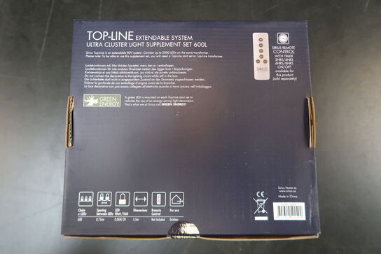 Sirius Top-Line Ultra Cluster Supplementsæt 600 LED, 4,5 m