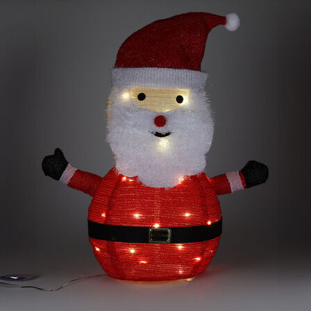 2 stk. Julemand med LED 68 cm