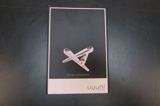 Uyuni Lighting Bonfire lysestage chrome 14,6 cm
