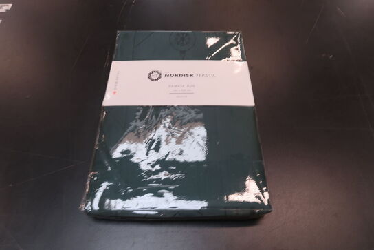 Nordisk Tekstil Juletid damask dug grøn140x320 cm